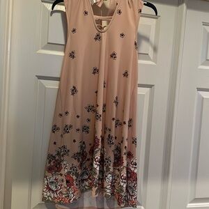 No Boundaries Pink Floral Summer Dress